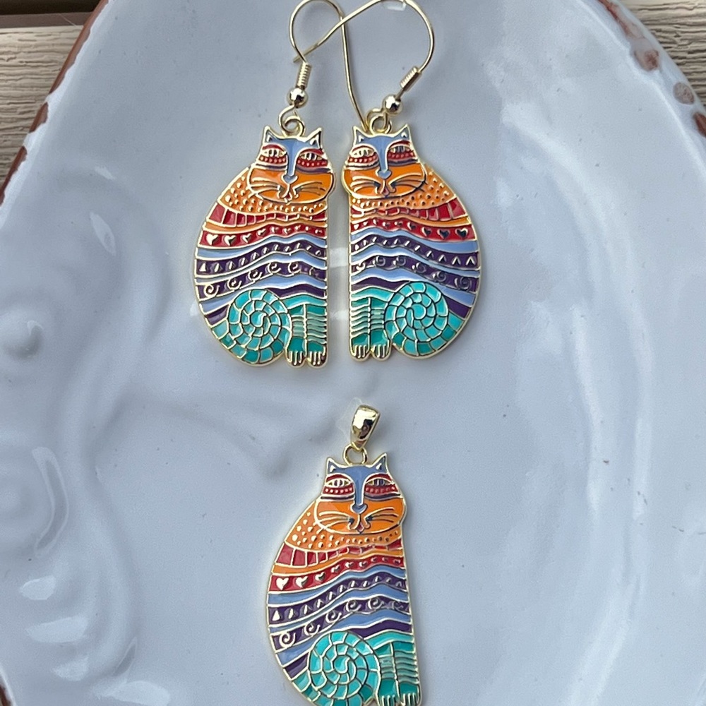 💗LAUREL BURCH EARRINGS & PENDANT💗 - Picture 5 of 5